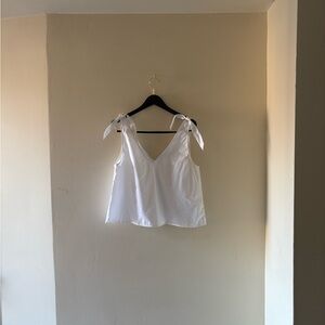 Cotton On White Camisole with Bow Straps